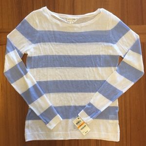 NWT Breezy Striped Knit Top